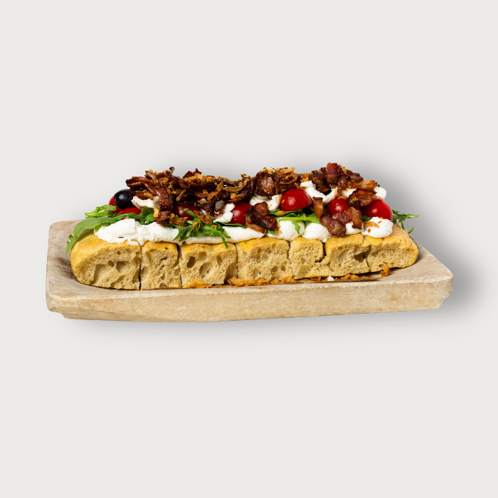 Focaccia slanina